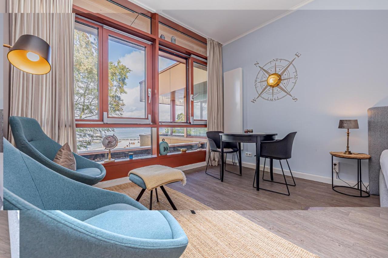 Fewo1846 Intermar - Marina Del Rey - Elegantes Studioapartment Mit Meerblick Und Eigenem Strandkorb Glücksburg Zewnętrze zdjęcie